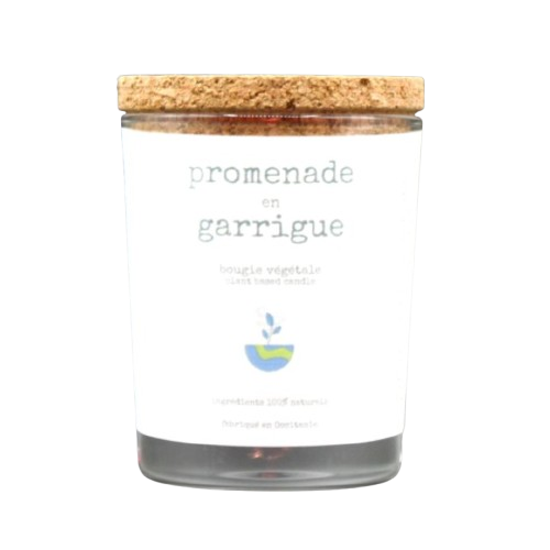 Bougie naturelle aux huiles essentielles