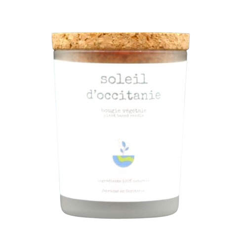 Bougie naturelle aux huiles essentielles